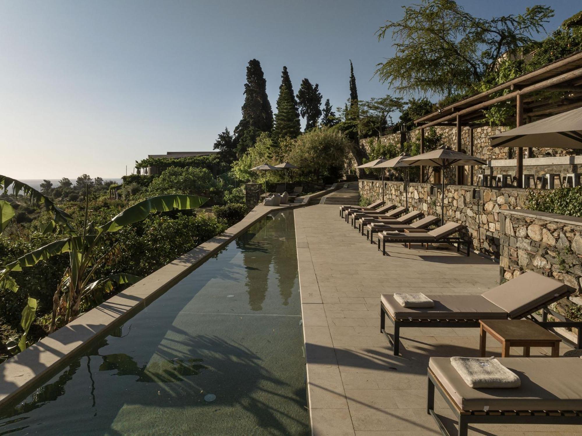 Kinsterna Hotel Monemvasia Bagian luar foto